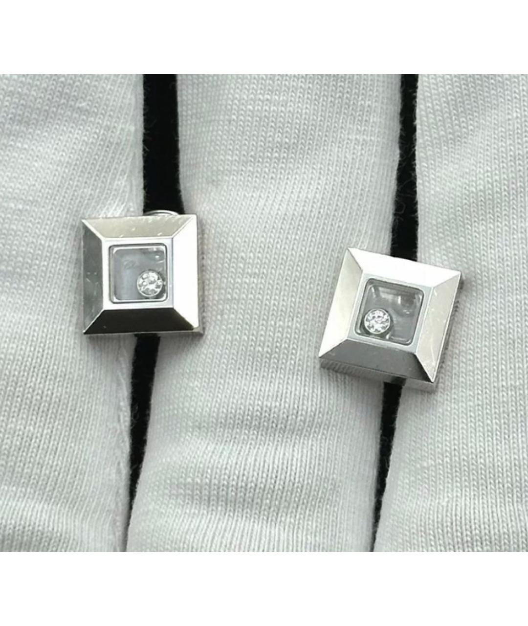 CHOPARD Белые серьги из белого золота, фото 2