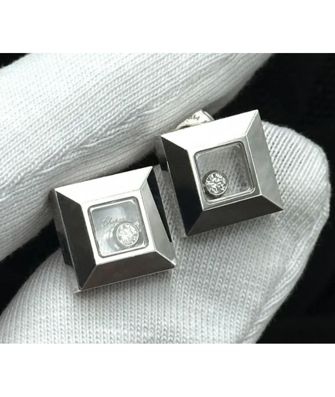 CHOPARD Белые серьги из белого золота, фото 6