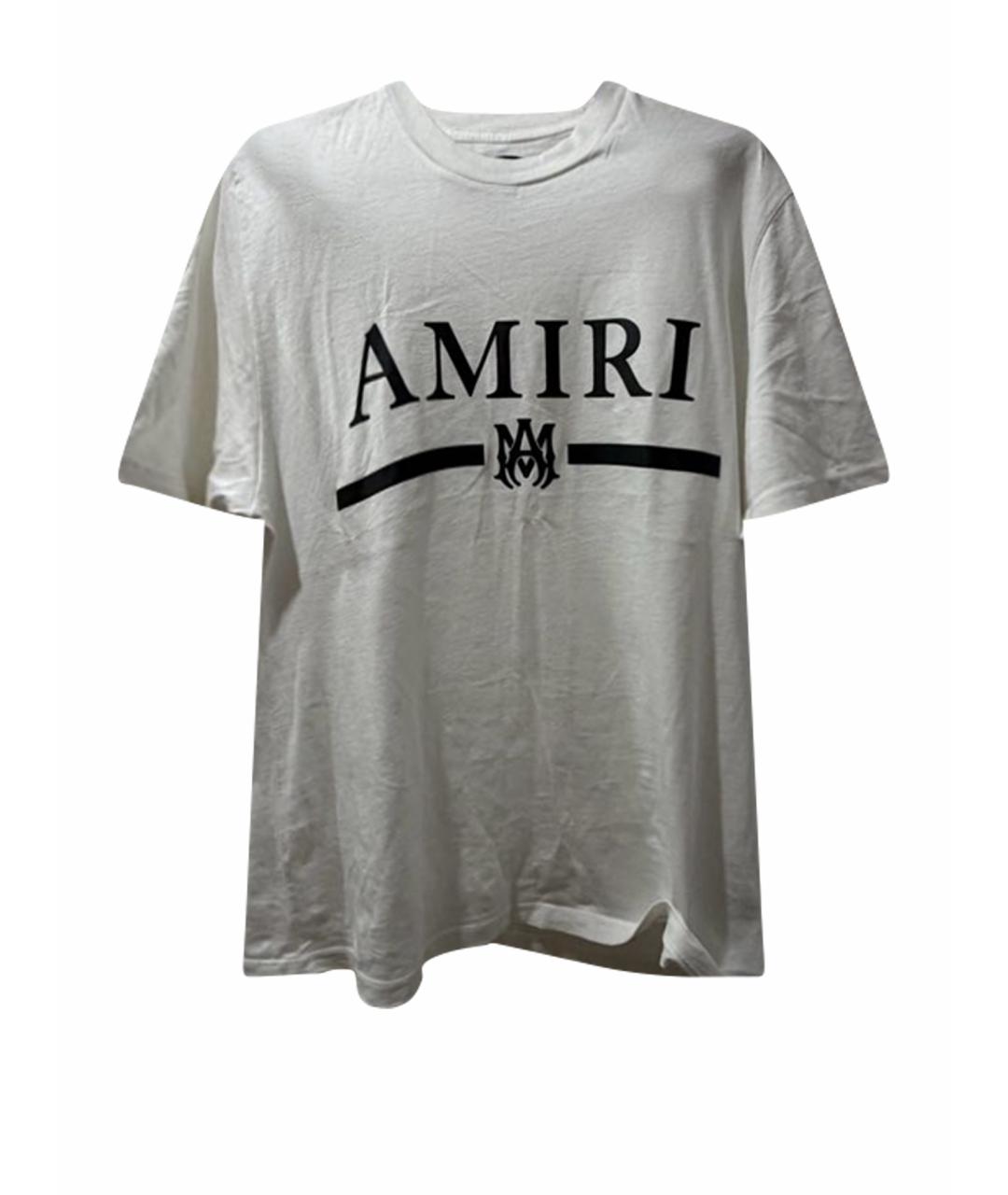AMIRI Белая хлопковая футболка, фото 1