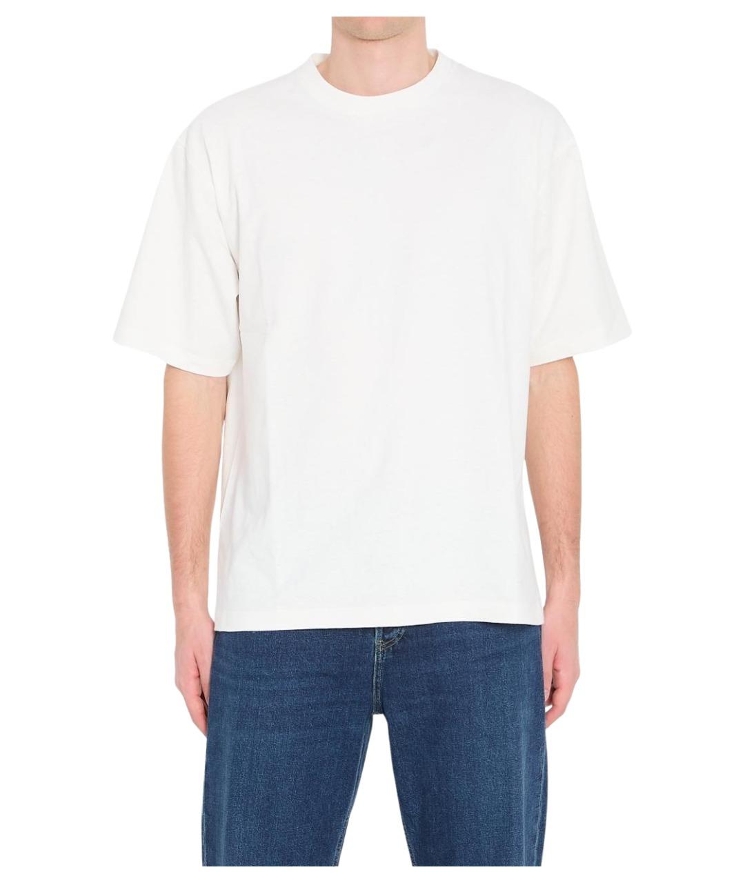 THE ROW Белая хлопковая футболка, фото 1