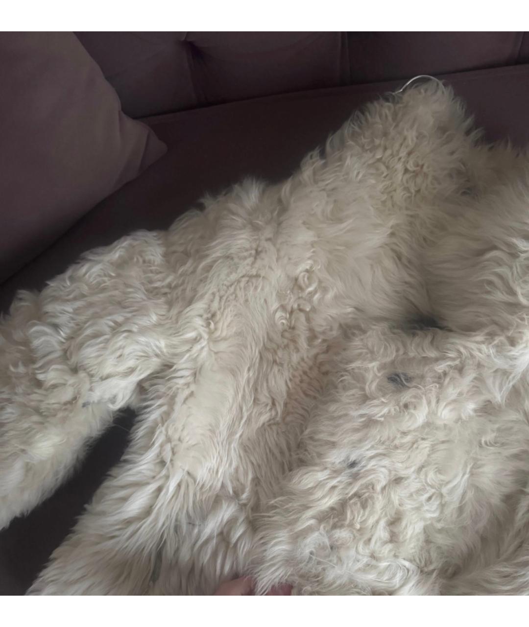 PINKO Серая дубленка, фото 2