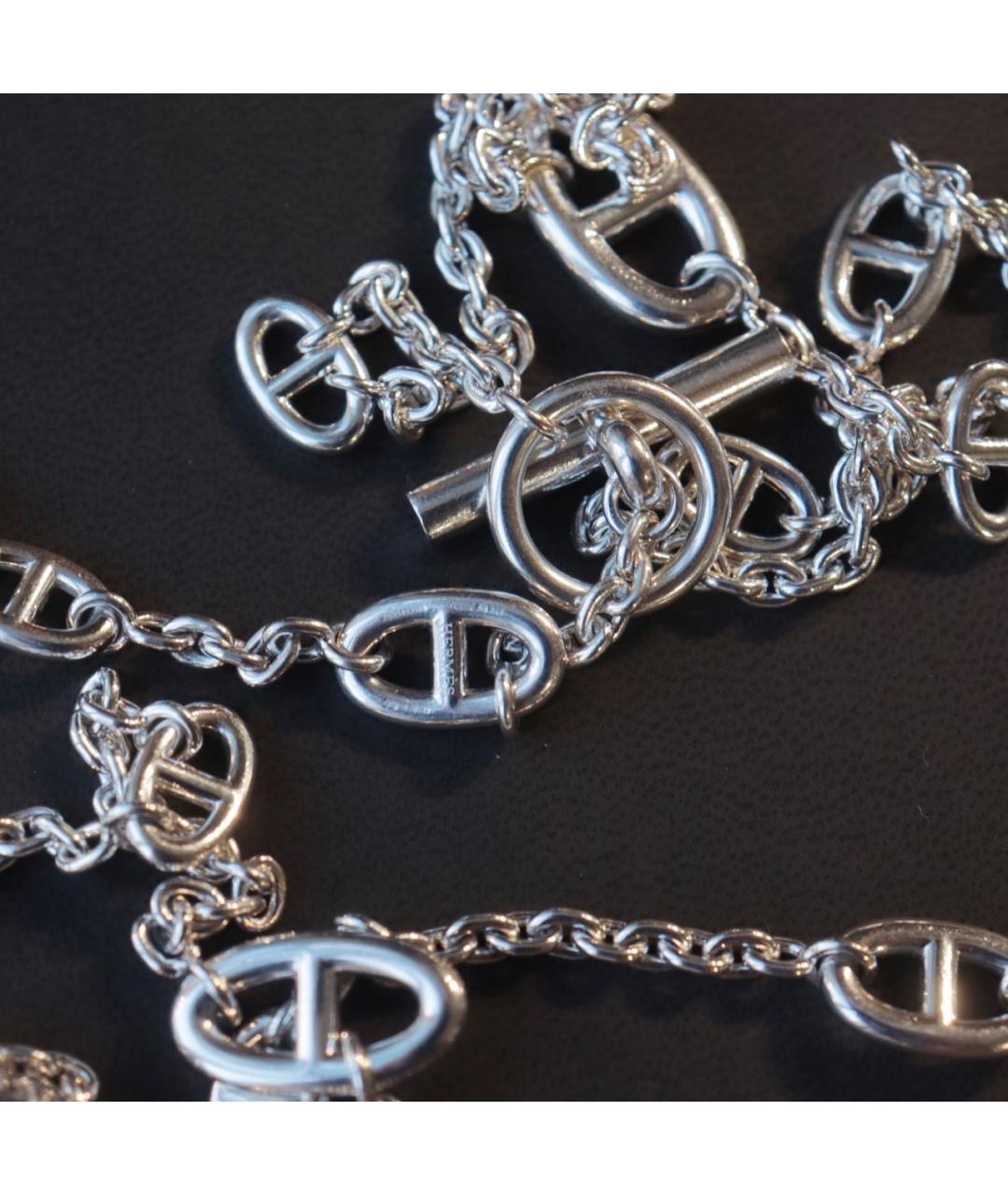 HERMES Серебряная серебряная цепочка, фото 7