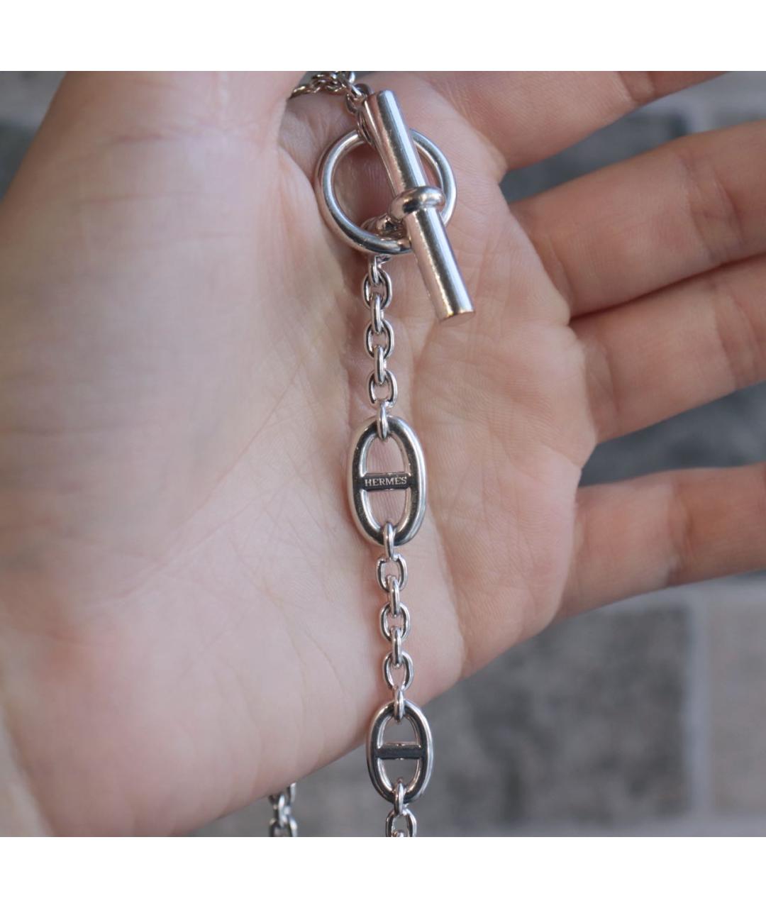 HERMES Серебряная серебряная цепочка/подвеска, фото 7
