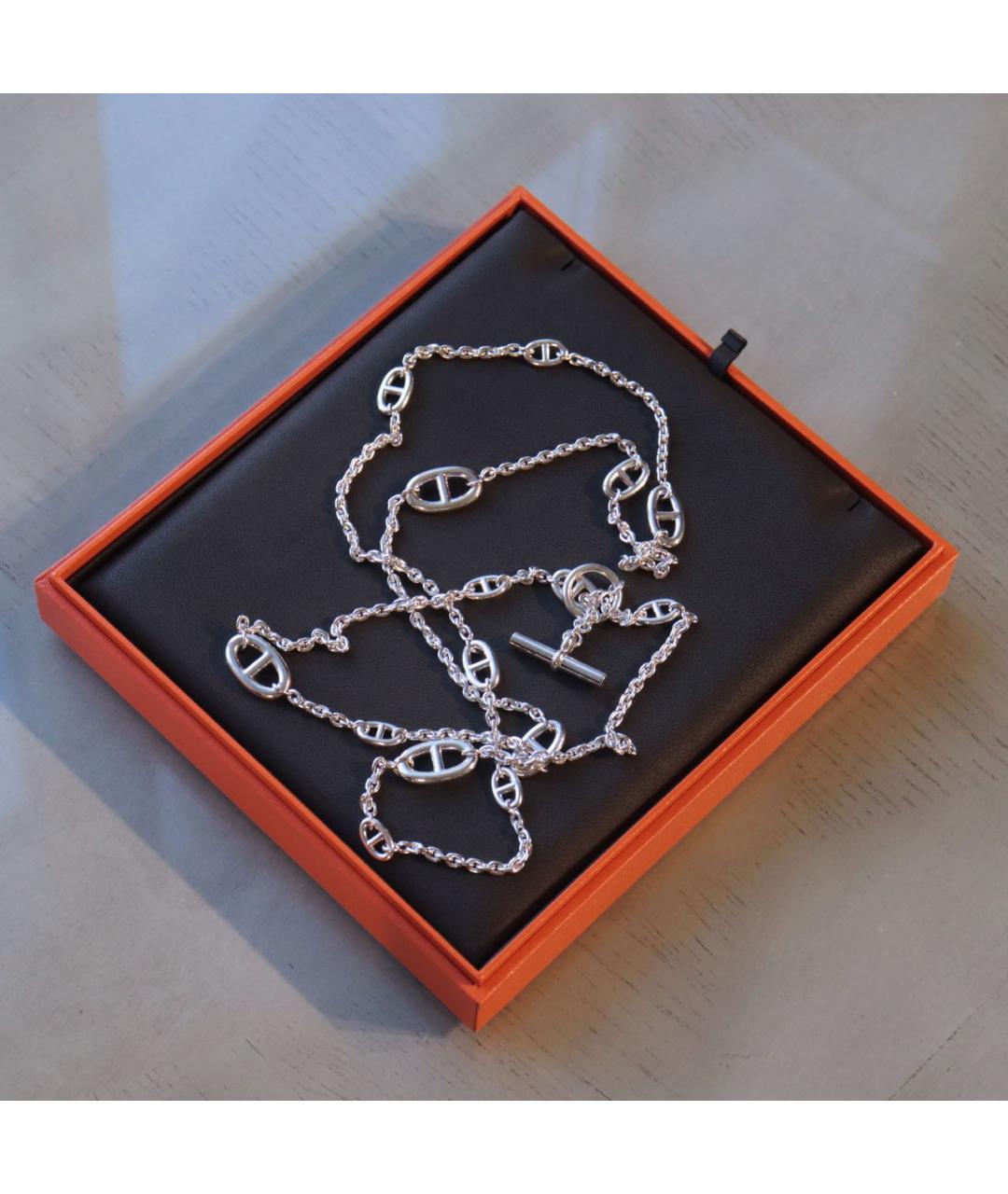 HERMES Серебряная серебряная цепочка/подвеска, фото 4