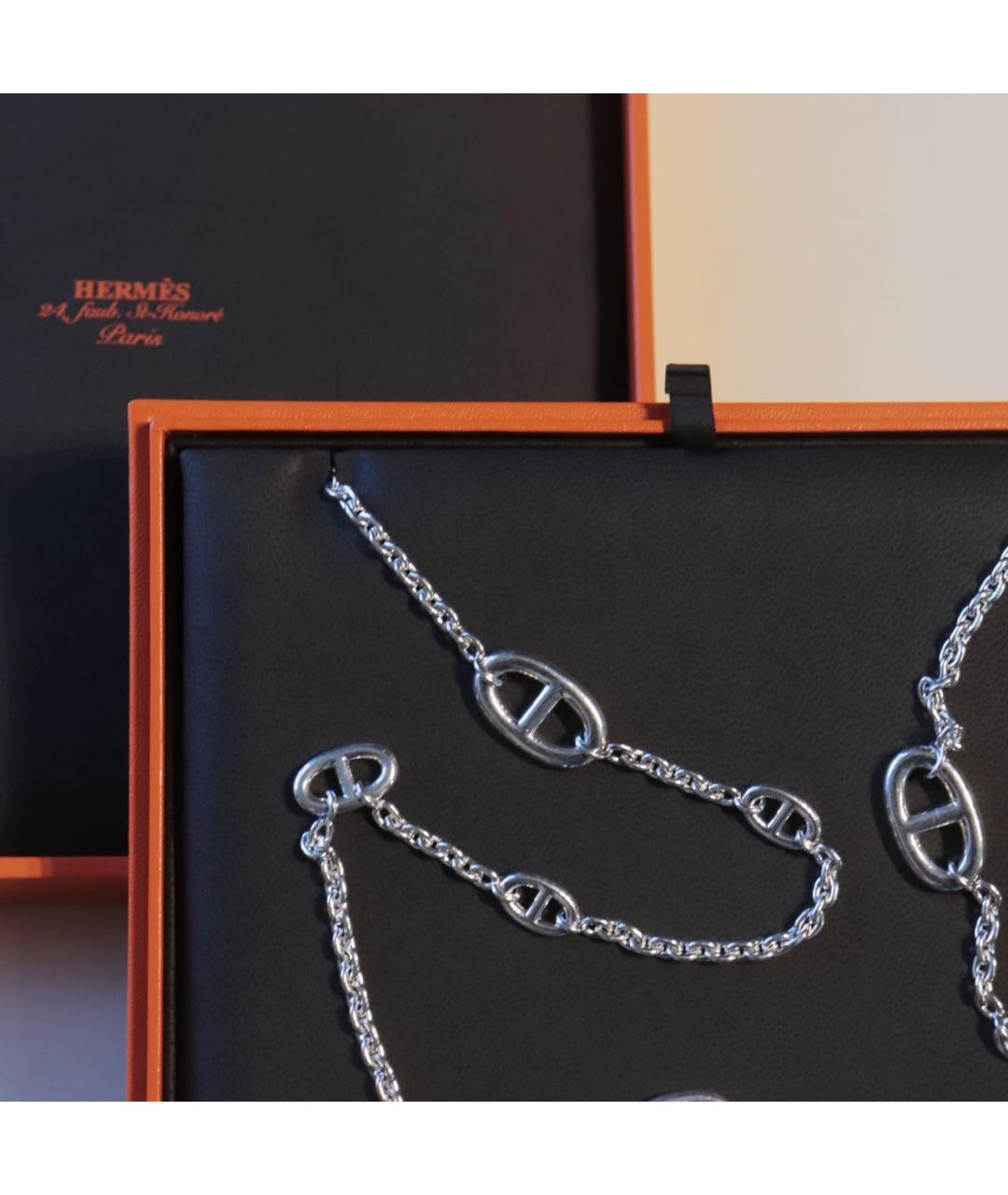 HERMES Серебряная серебряная цепочка/подвеска, фото 5