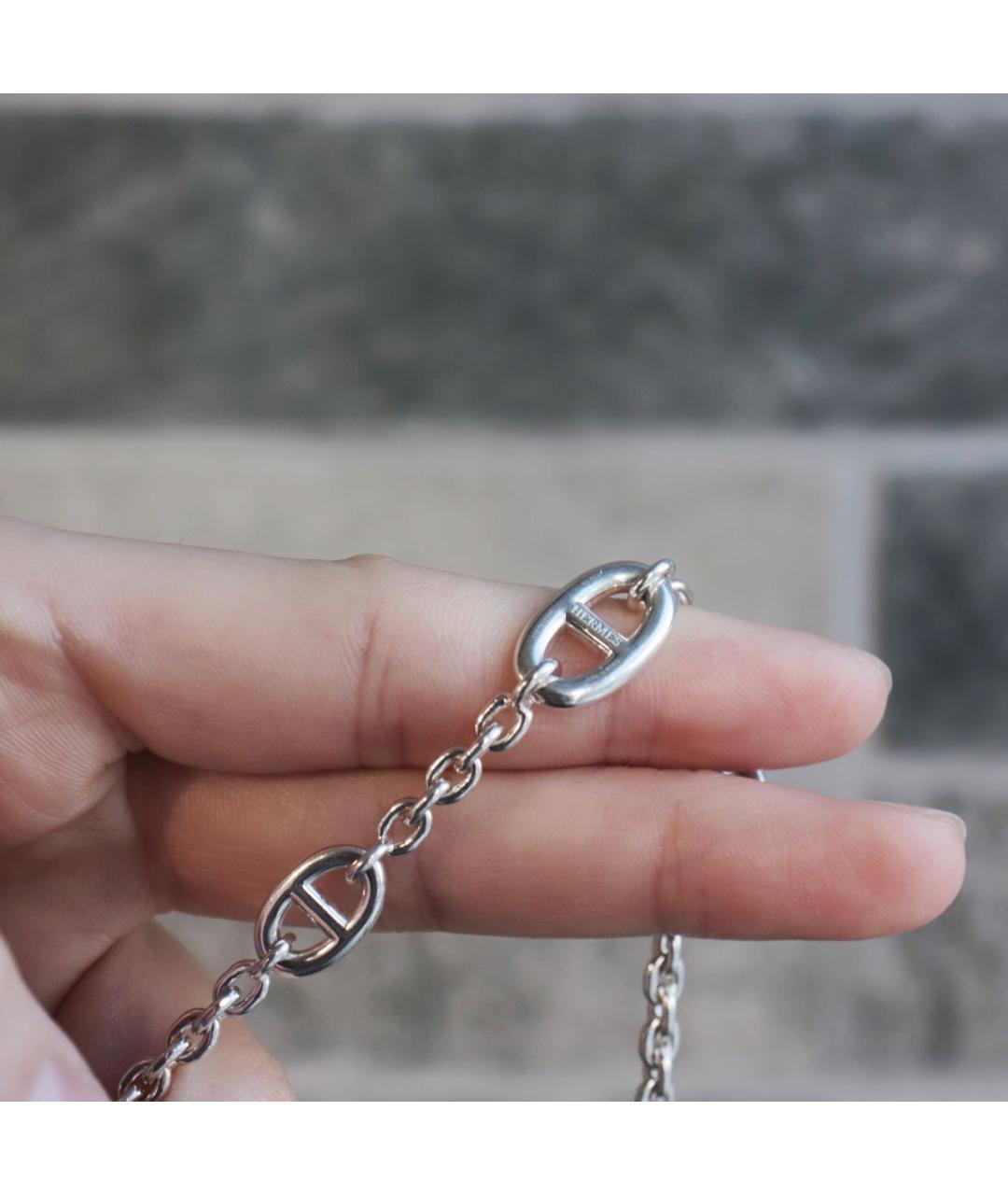 HERMES Серебряная серебряная цепочка/подвеска, фото 8