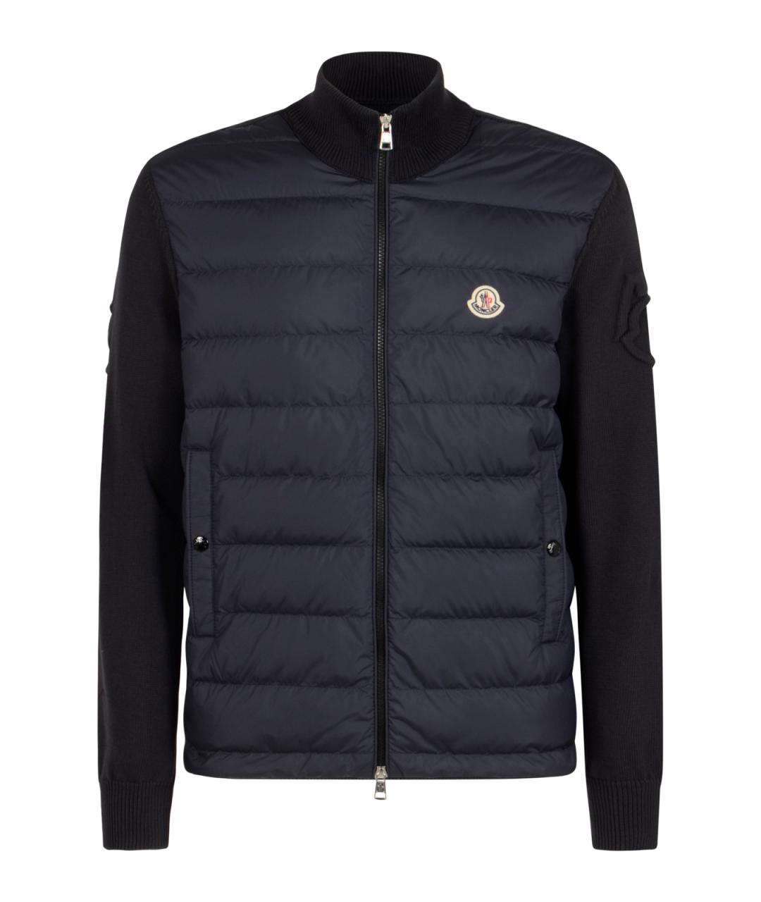 MONCLER Темно-синий кардиган, фото 1