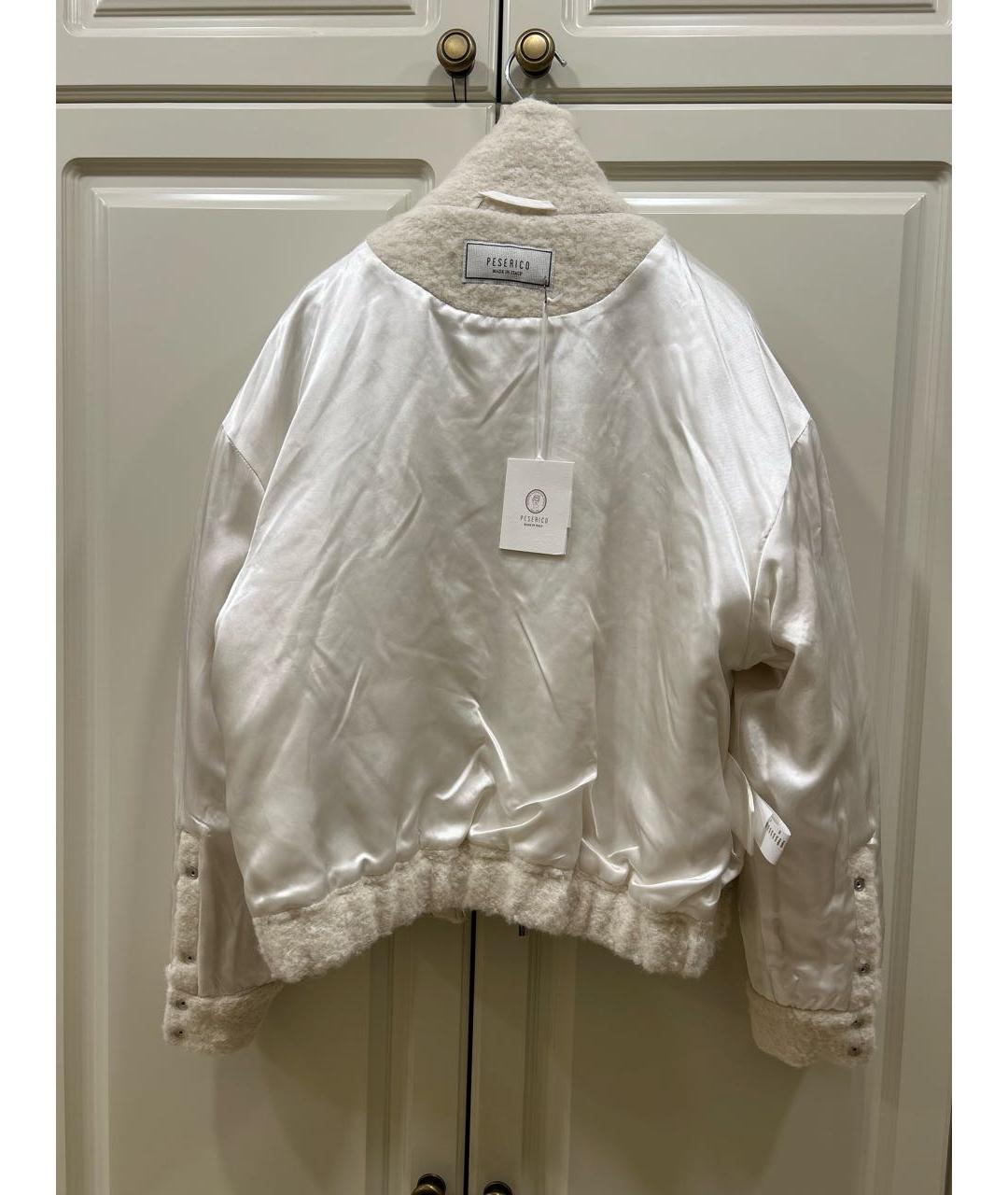 PESERICO Бежевая шерстяная куртка, фото 3