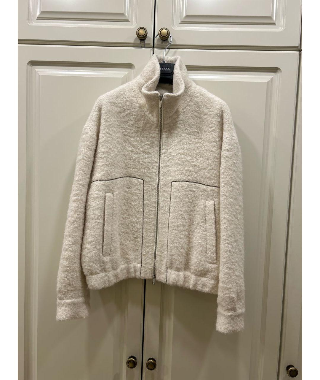 PESERICO Бежевая шерстяная куртка, фото 9
