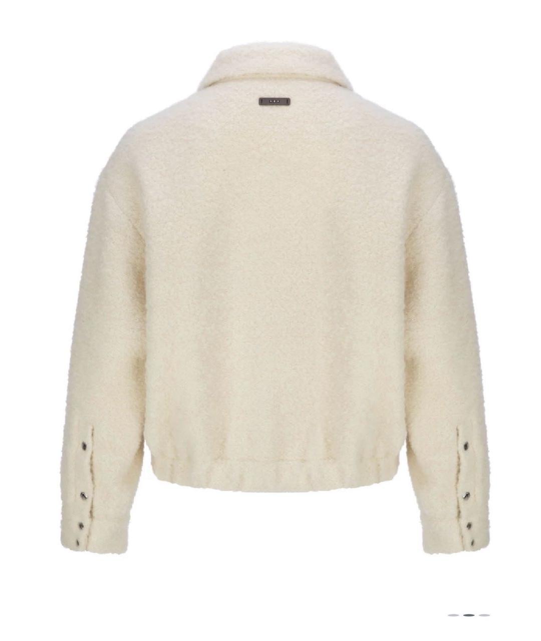 PESERICO Бежевая шерстяная куртка, фото 6