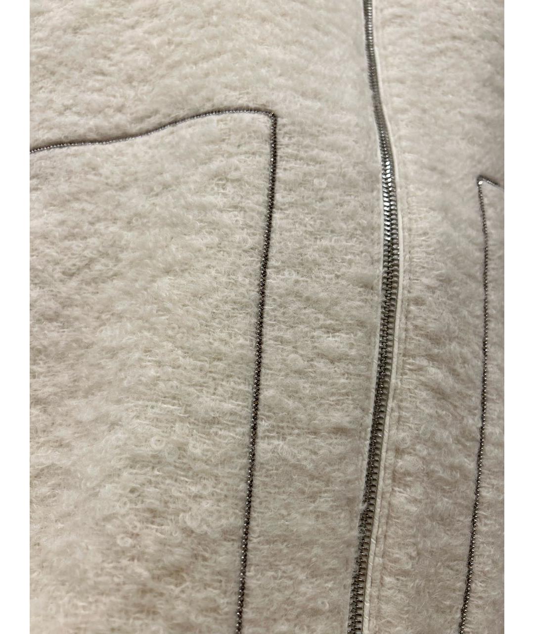 PESERICO Бежевая шерстяная куртка, фото 8