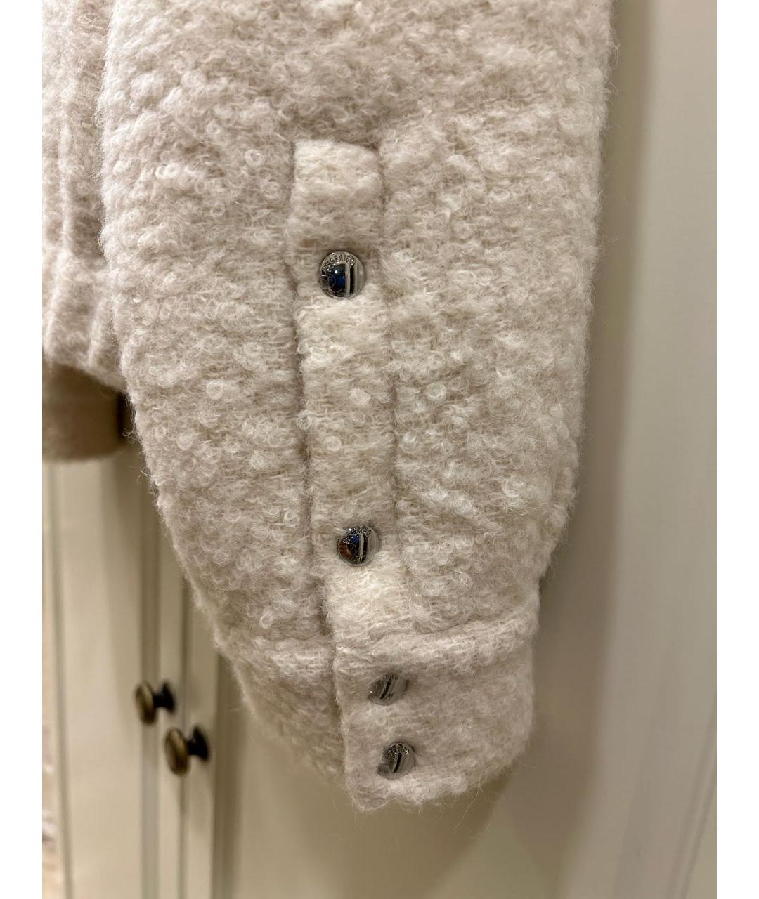 PESERICO Бежевая шерстяная куртка, фото 4