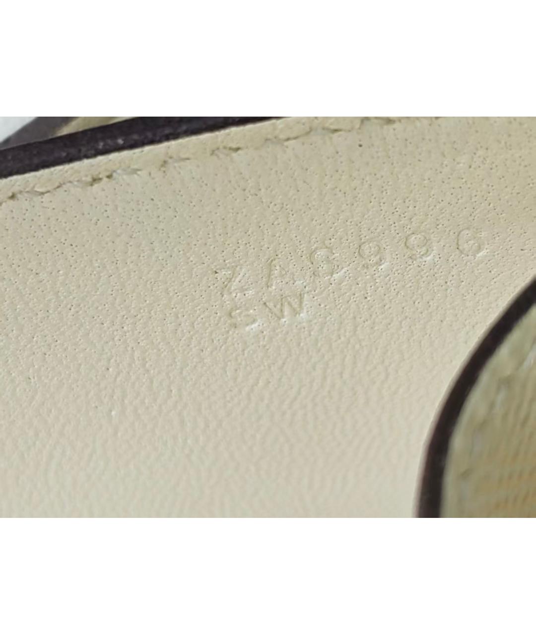 HERMES Белая кожаная сумка через плечо, фото 8