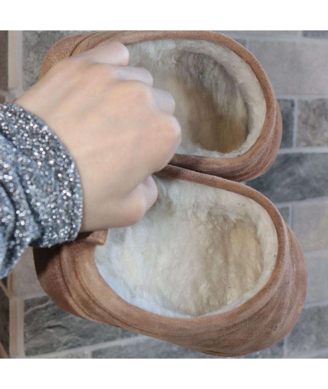 BALENCIAGA Бежевые замшевые сабо, фото 4