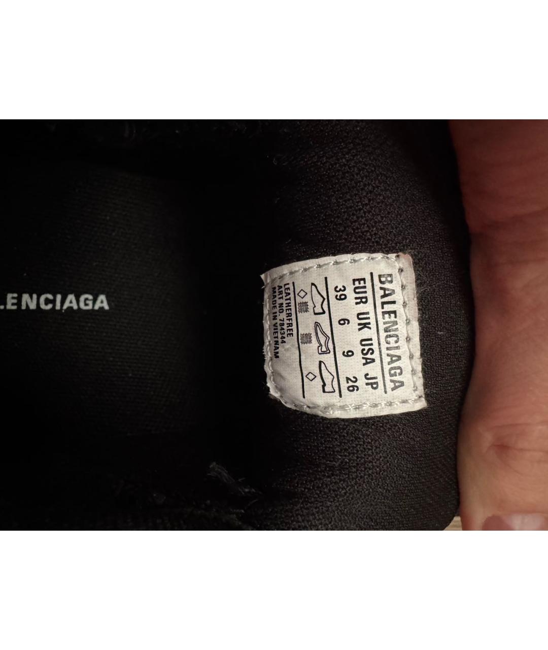 BALENCIAGA Черные кроссовки, фото 5