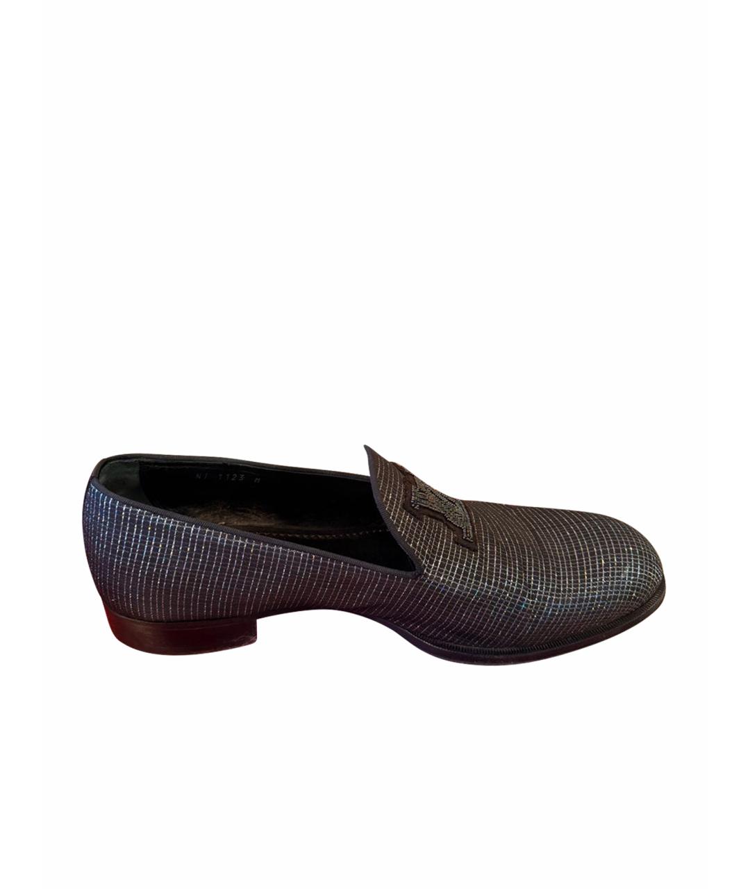 LOUIS VUITTON Серебряные туфли из лакированной кожи, фото 1