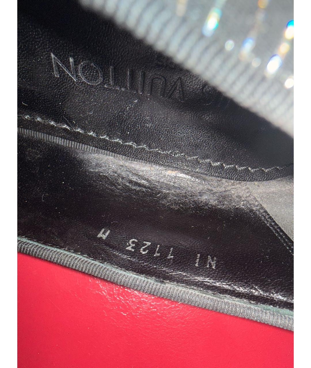 LOUIS VUITTON Серебряные туфли из лакированной кожи, фото 6