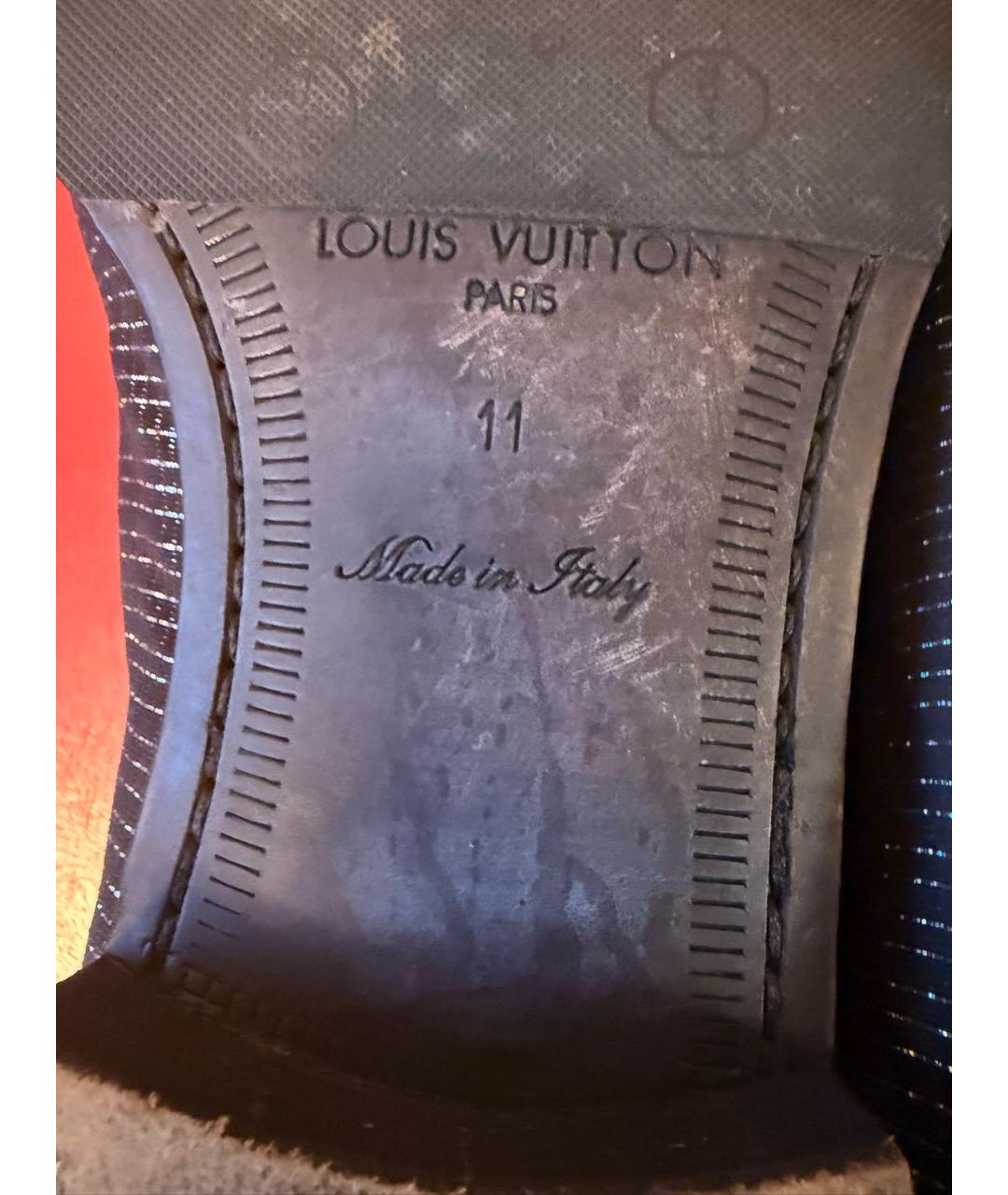 LOUIS VUITTON Серебряные туфли из лакированной кожи, фото 5