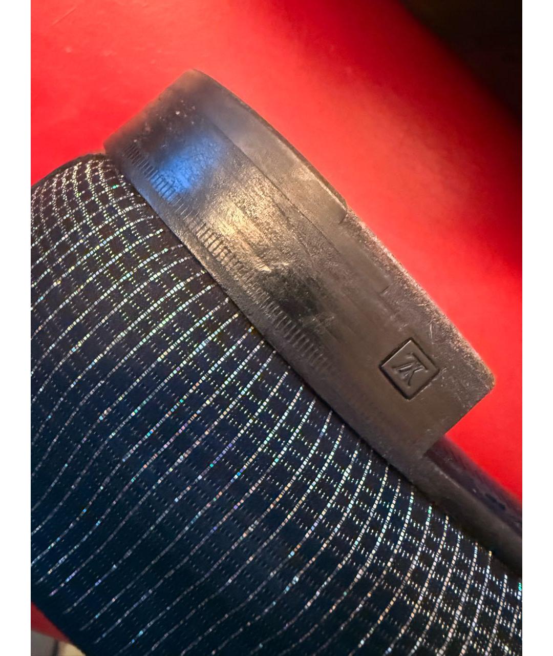 LOUIS VUITTON Серебряные туфли из лакированной кожи, фото 8