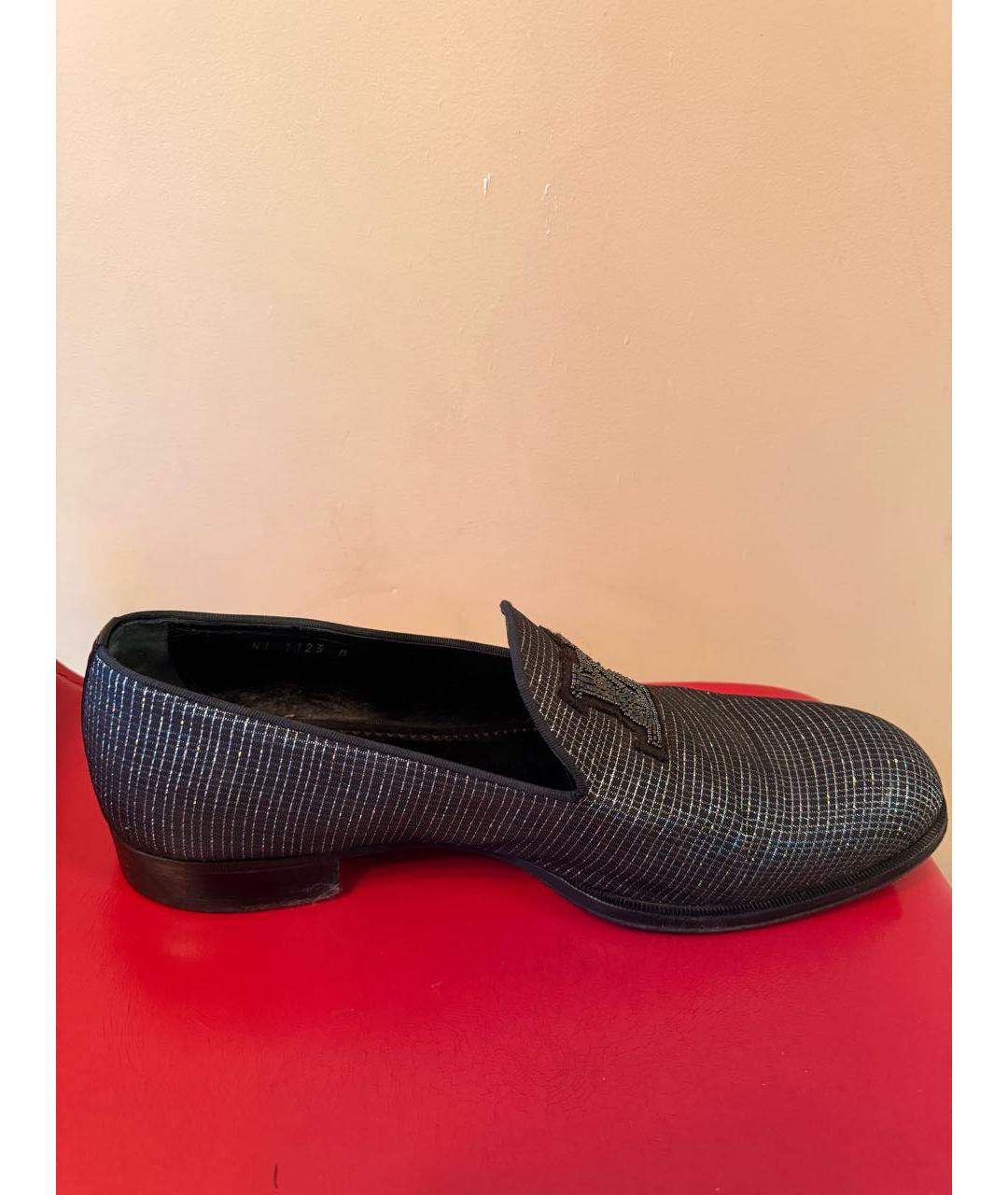 LOUIS VUITTON Серебряные туфли из лакированной кожи, фото 9