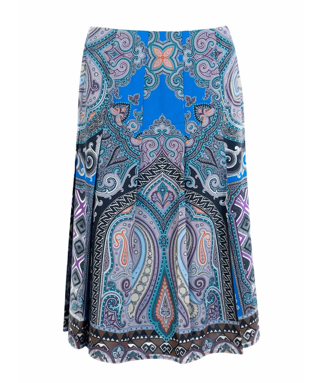 ETRO Мульти шерстяная юбка миди, фото 1