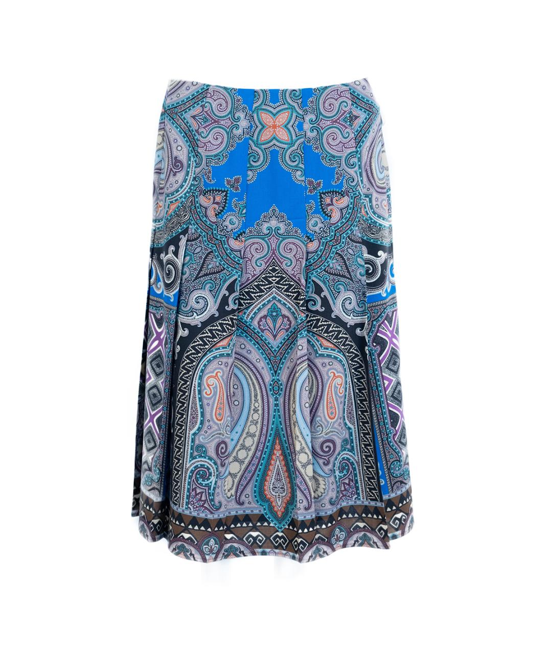 ETRO Мульти шерстяная юбка миди, фото 6