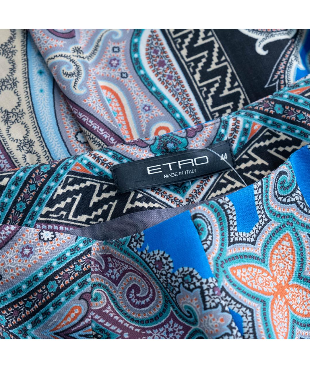 ETRO Мульти шерстяная юбка миди, фото 3