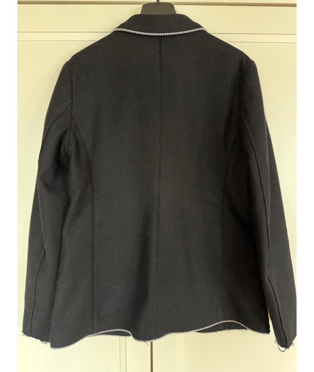 ARMANI JUNIOR Черный шерстяной жакет / жилет, фото 2