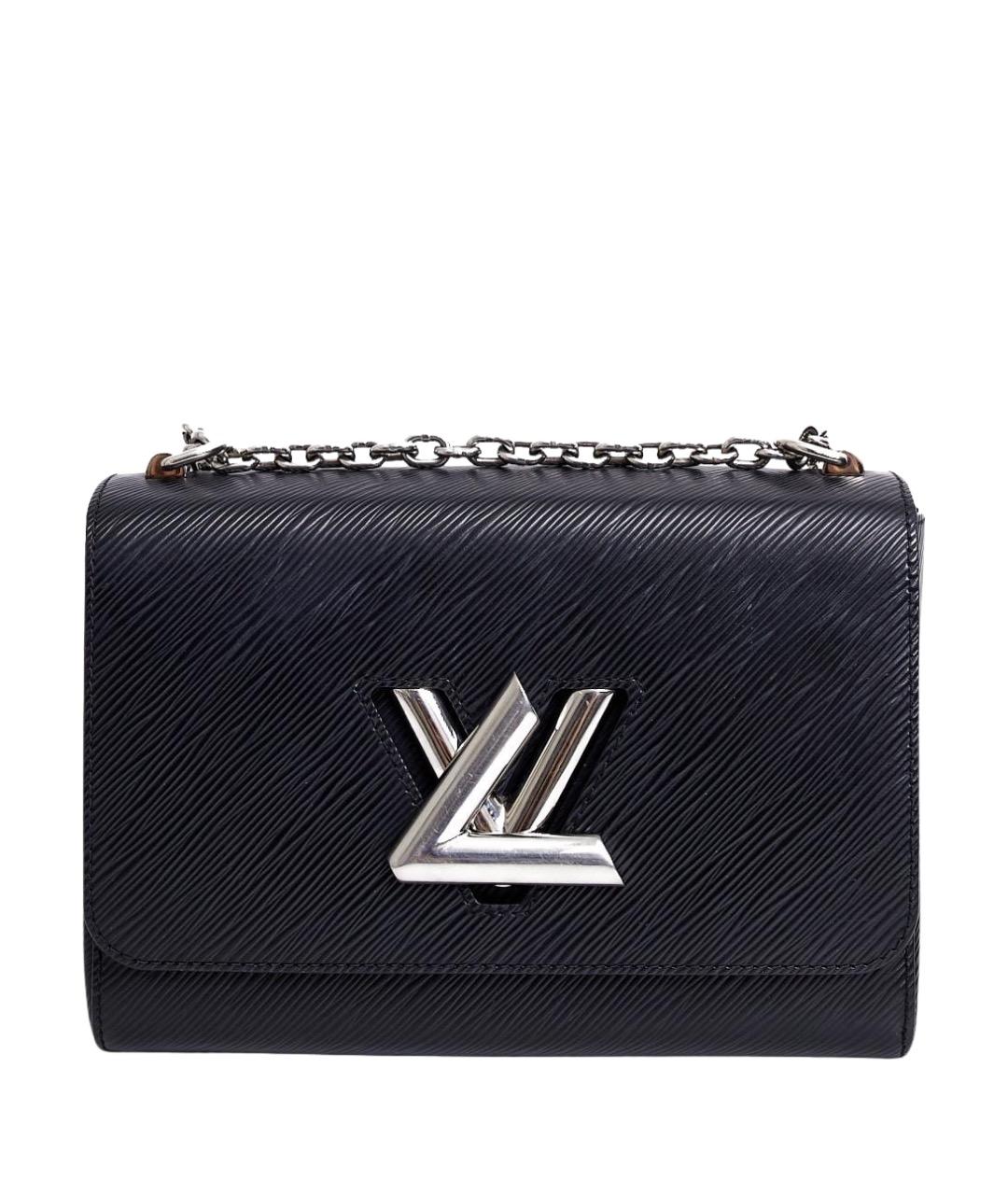 LOUIS VUITTON Черная кожаная сумка через плечо, фото 1