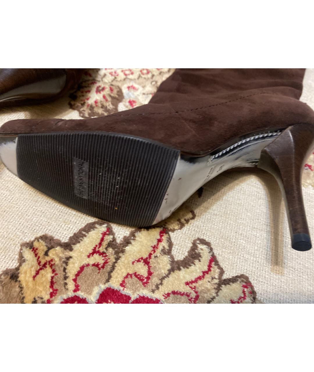 A.P.C. Коричневые замшевые полусапоги, фото 2