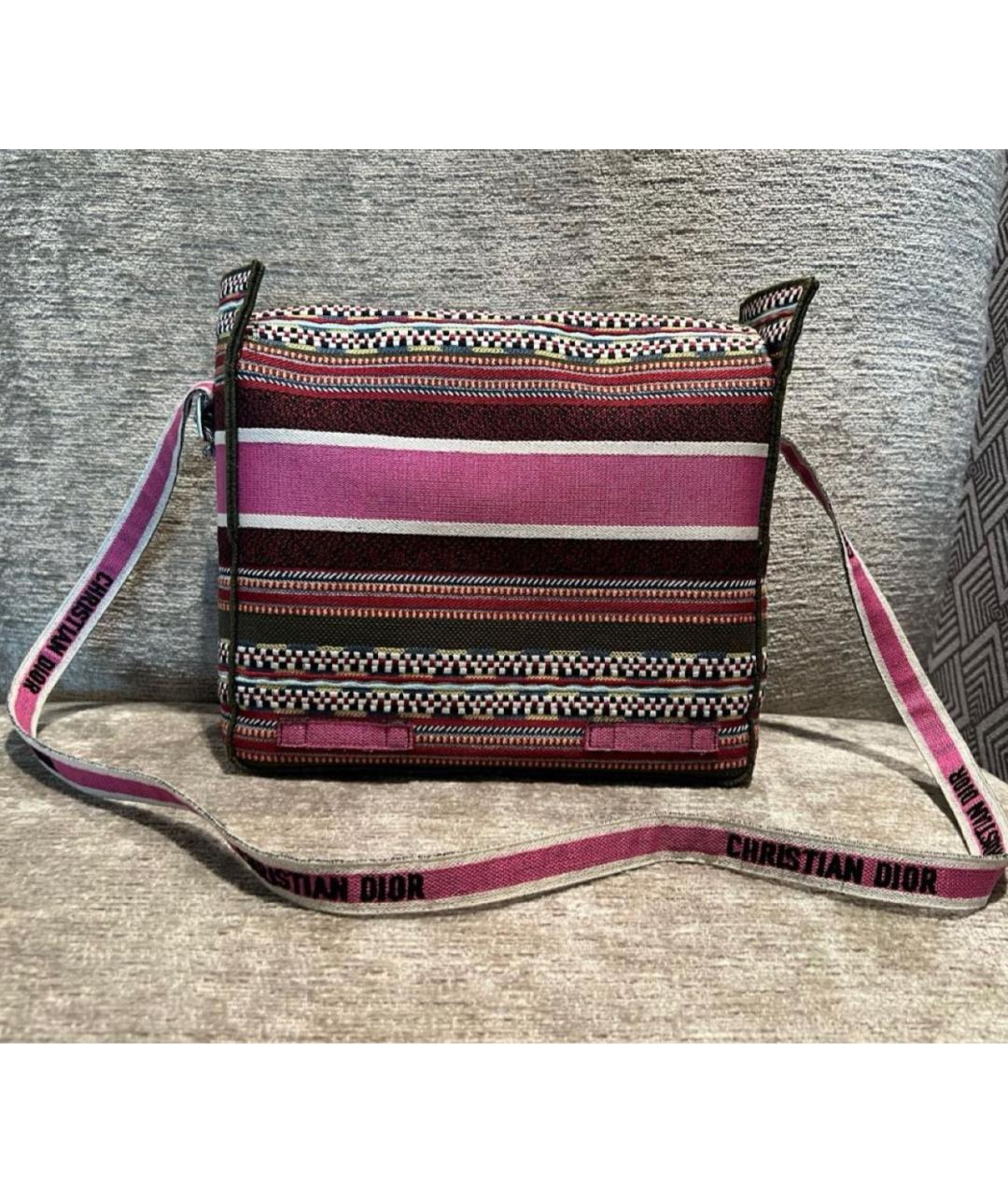 CHRISTIAN DIOR Мульти жаккардовая сумка через плечо, фото 3