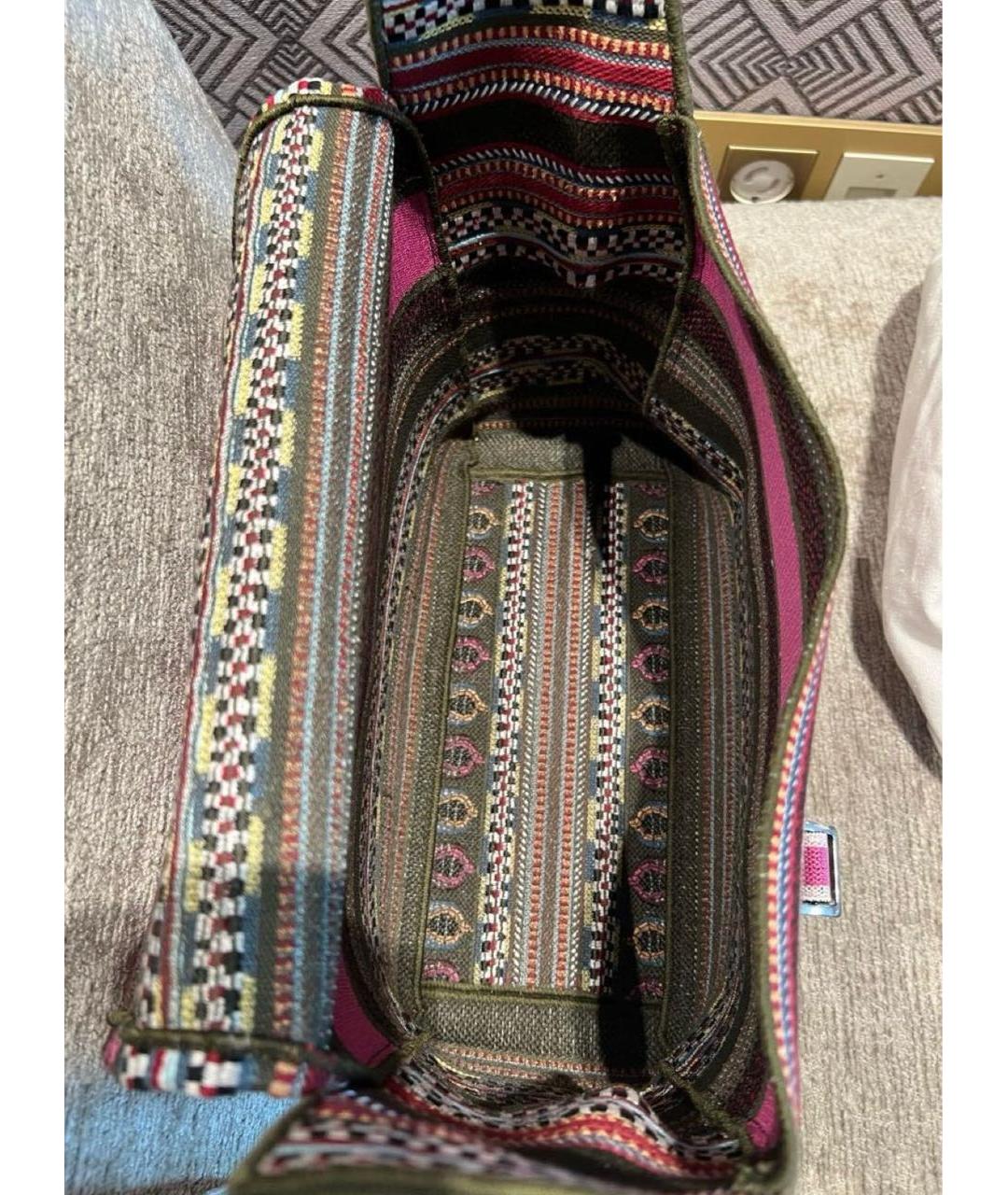 CHRISTIAN DIOR Мульти жаккардовая сумка через плечо, фото 4