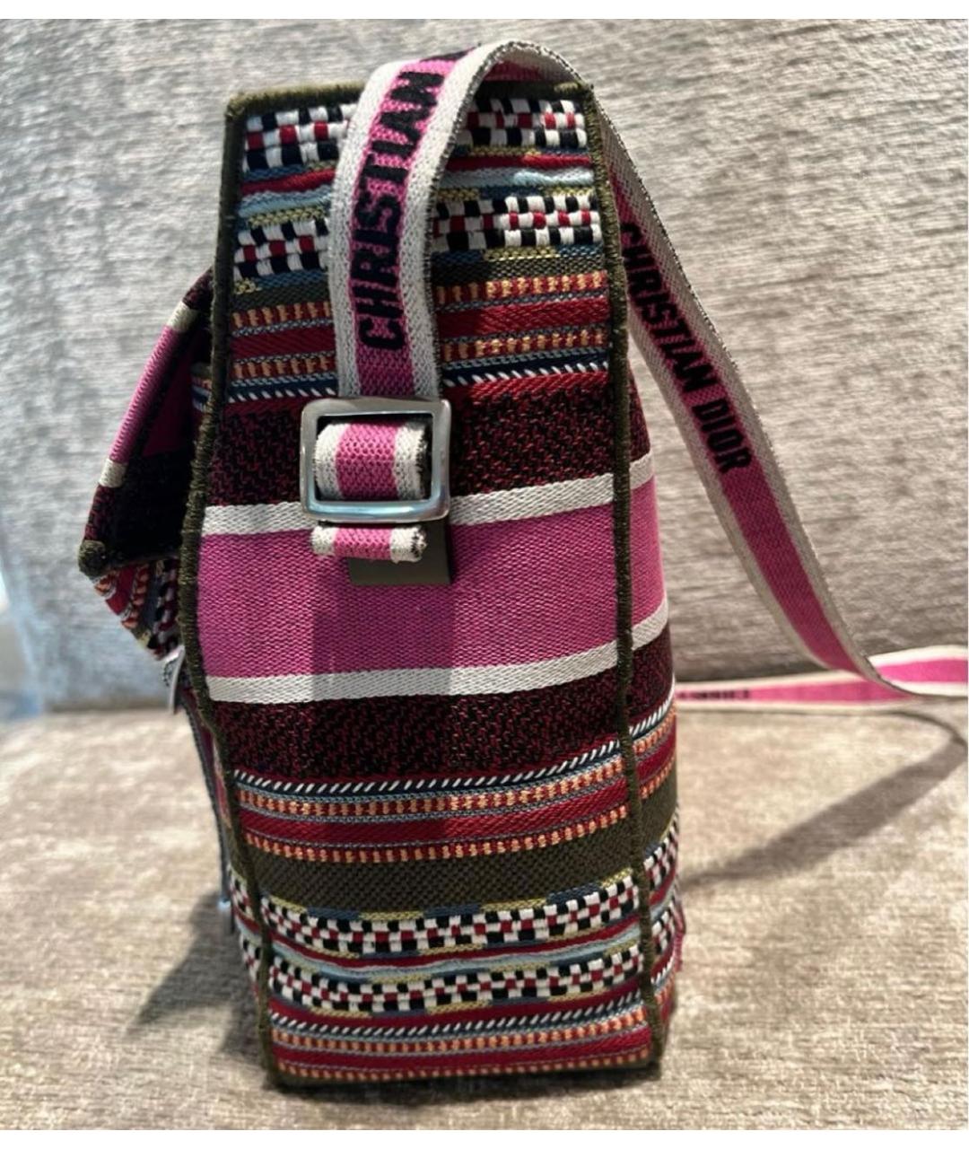 CHRISTIAN DIOR Мульти жаккардовая сумка через плечо, фото 7