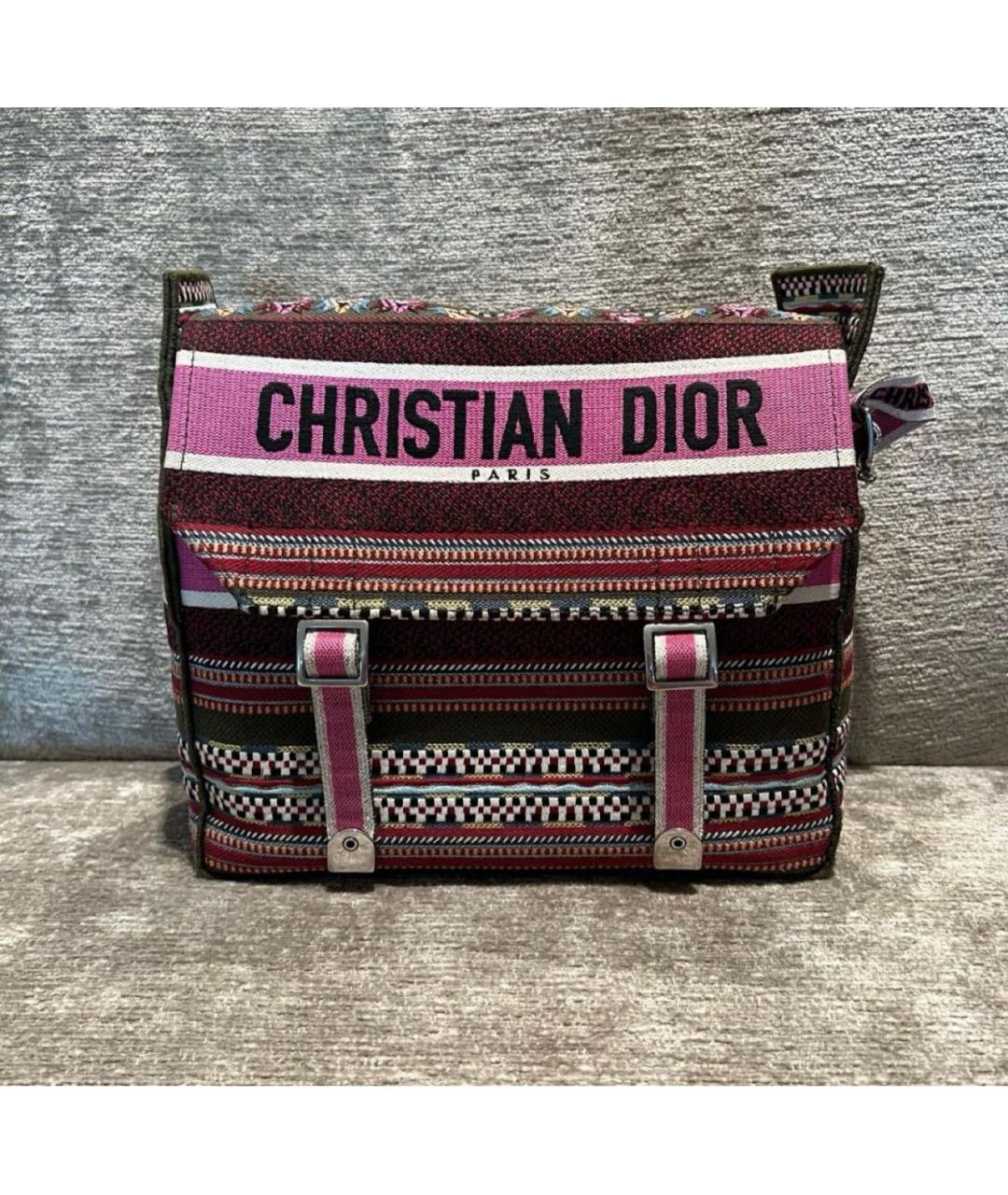 CHRISTIAN DIOR Мульти жаккардовая сумка через плечо, фото 9