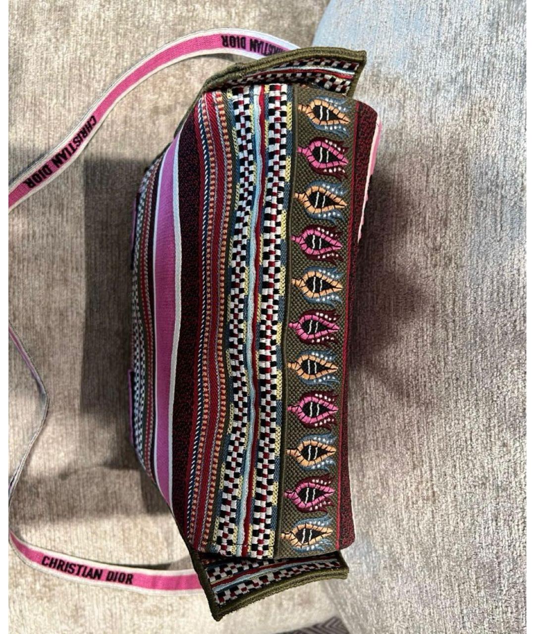 CHRISTIAN DIOR Мульти жаккардовая сумка через плечо, фото 5
