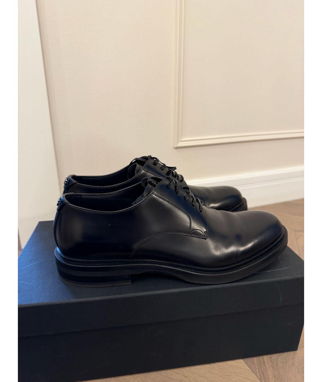 DOLCE&GABBANA Черные лоферы из лакированной кожи, фото 9