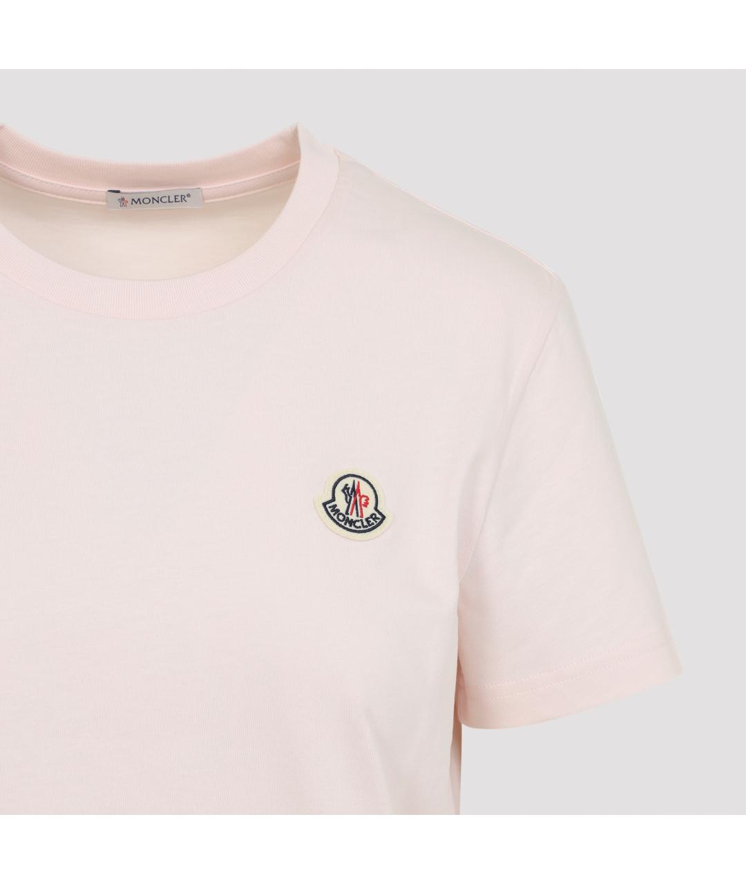 MONCLER Мульти хлопковая футболка, фото 4