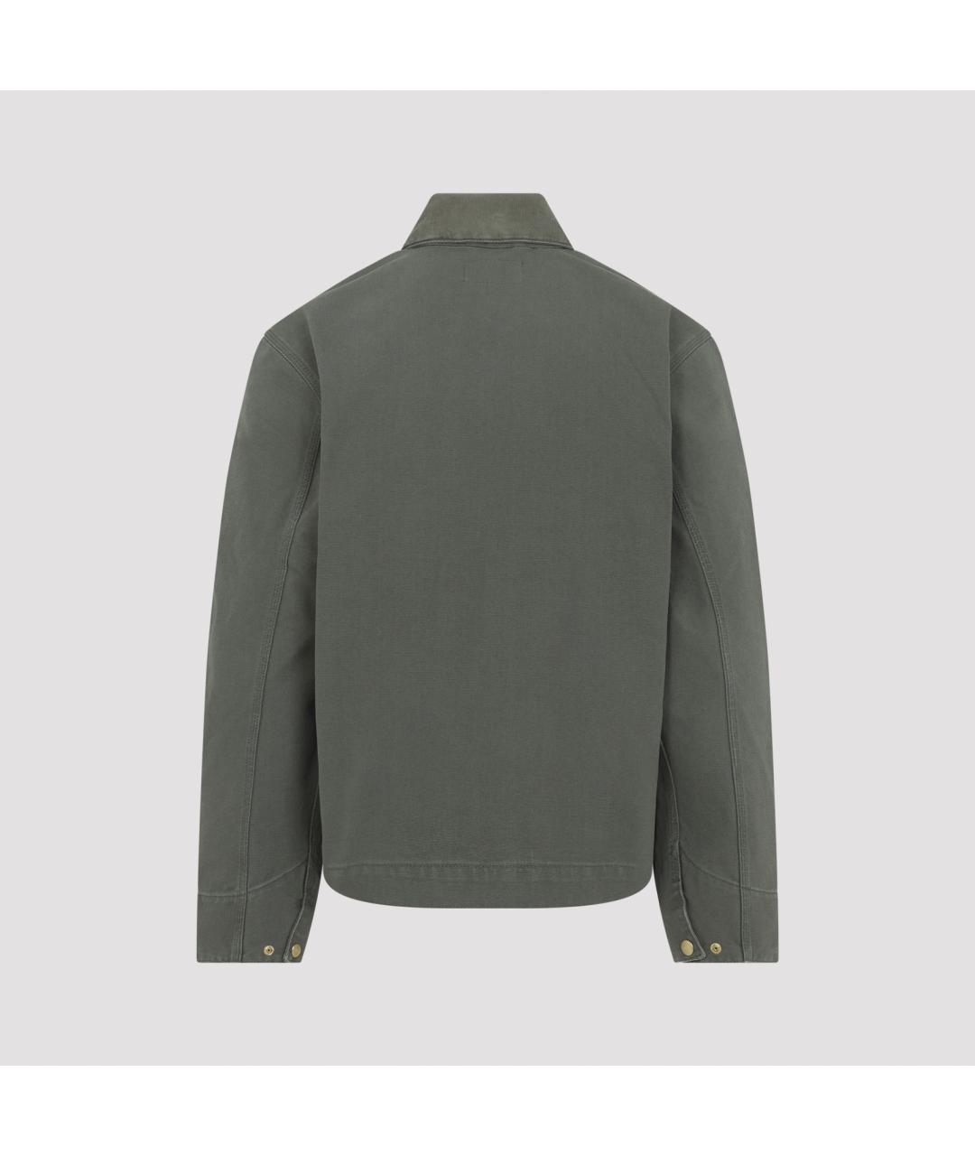 CARHARTT WIP Зеленая хлопковая куртка, фото 3