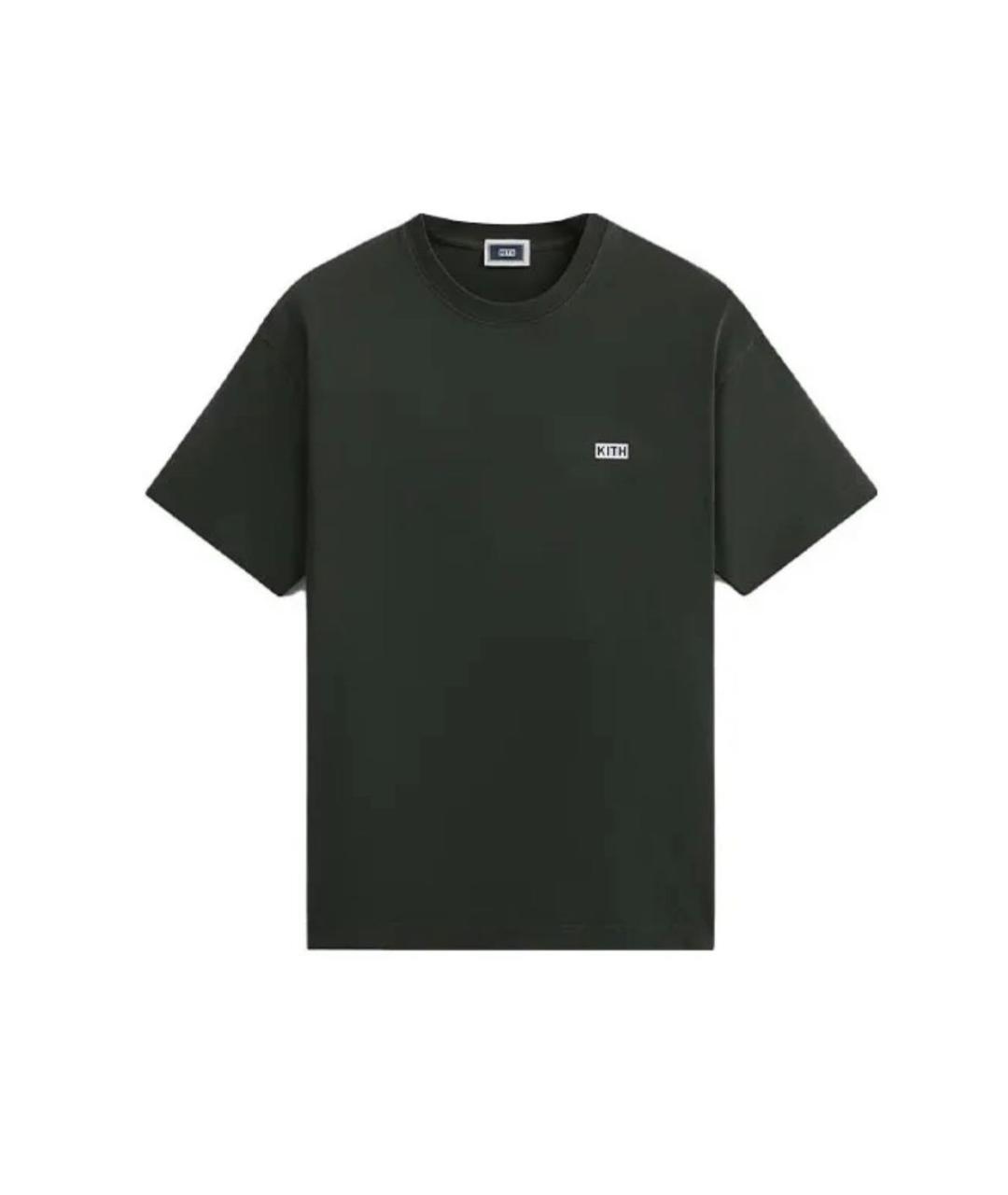 KITH Хаки хлопковая футболка, фото 6