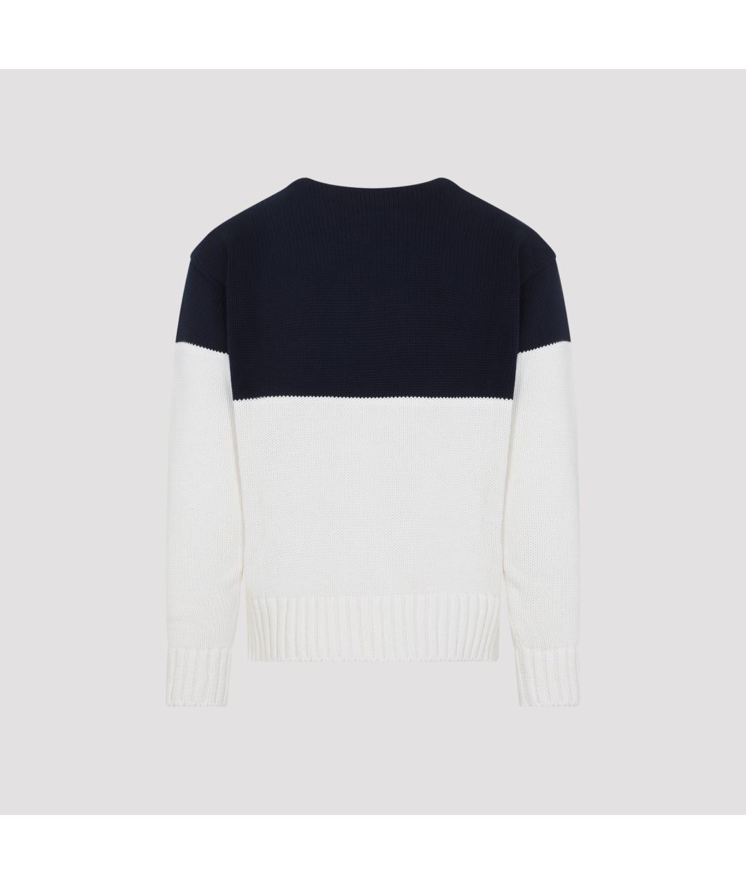 RALPH LAUREN PURPLE LABEL Мульти хлопковый джемпер / свитер, фото 3