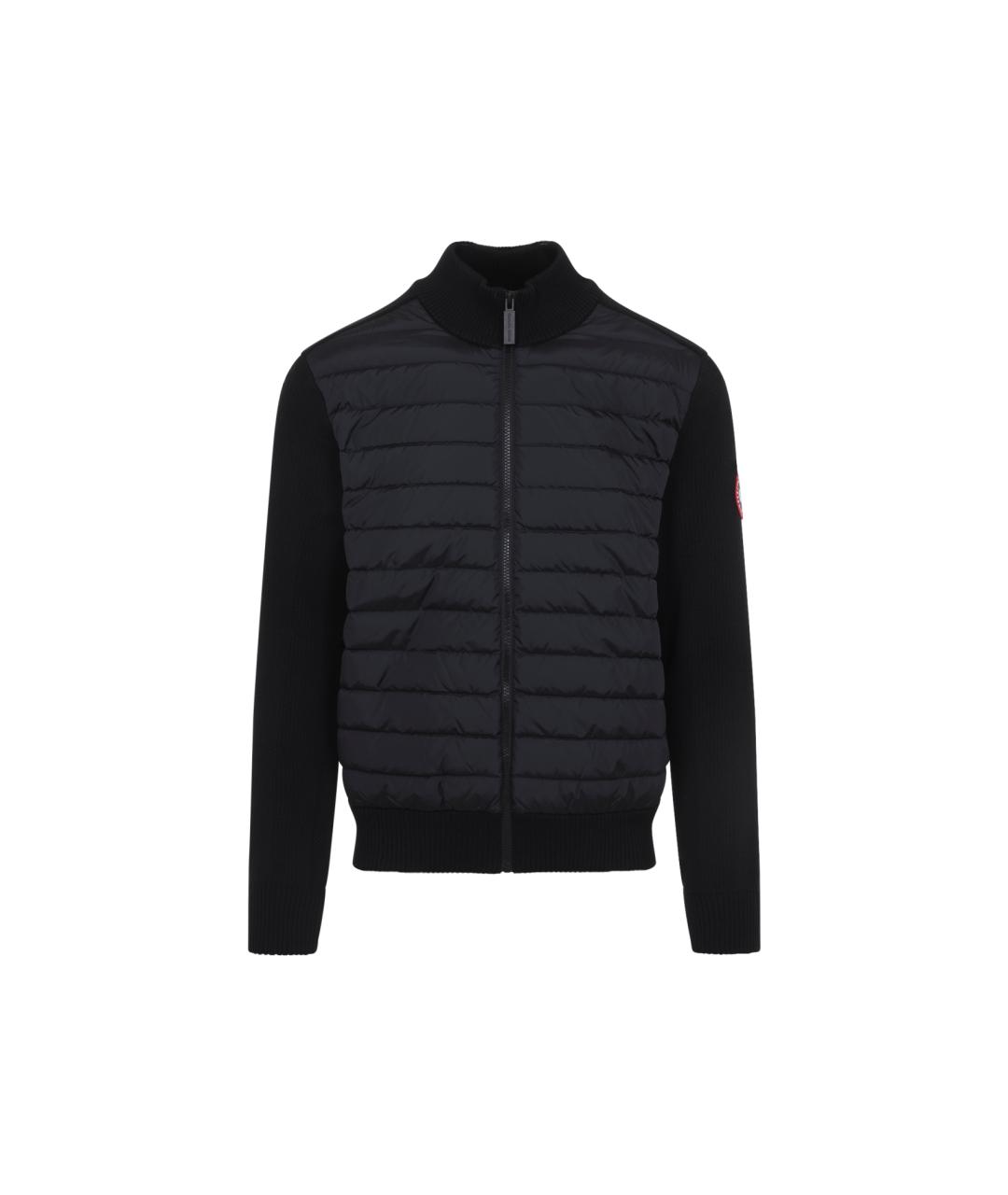 CANADA GOOSE Черная шерстяная куртка, фото 1