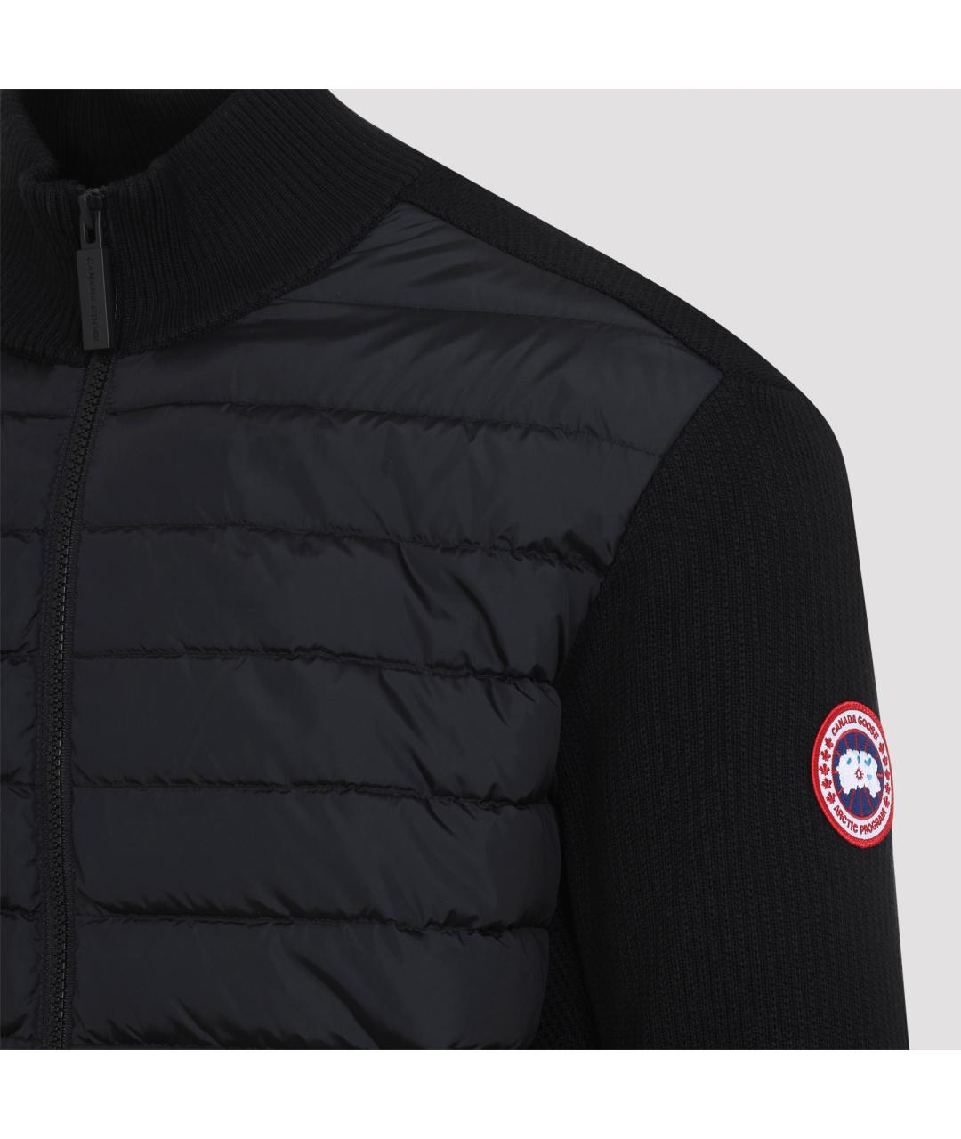 CANADA GOOSE Черная шерстяная куртка, фото 3