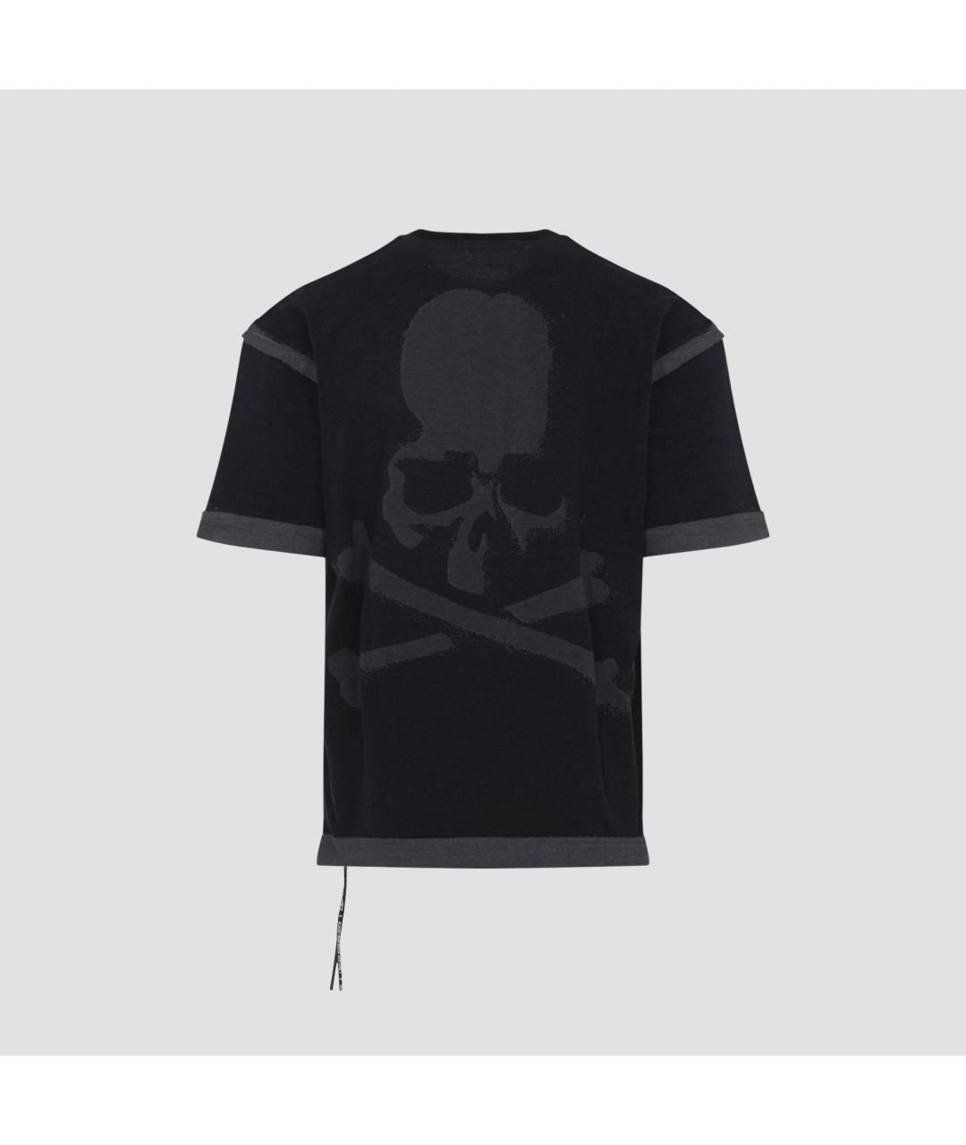 MASTERMIND WORLD Черная хлопковая футболка, фото 2