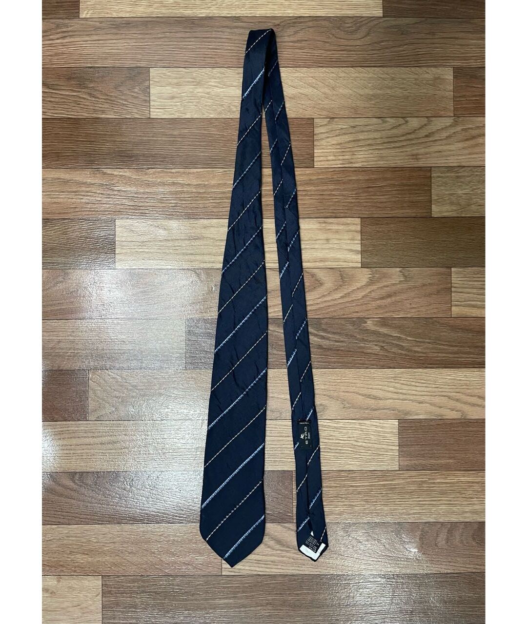 ETRO Темно-синий шелковый галстук, фото 6
