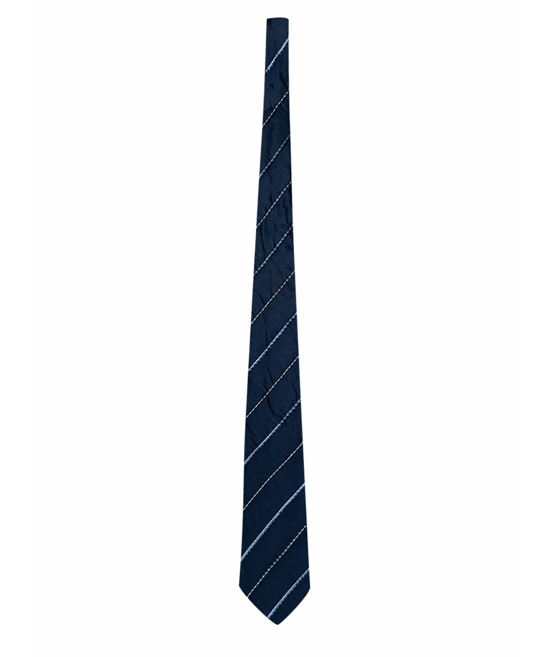 ETRO Темно-синий шелковый галстук, фото 1