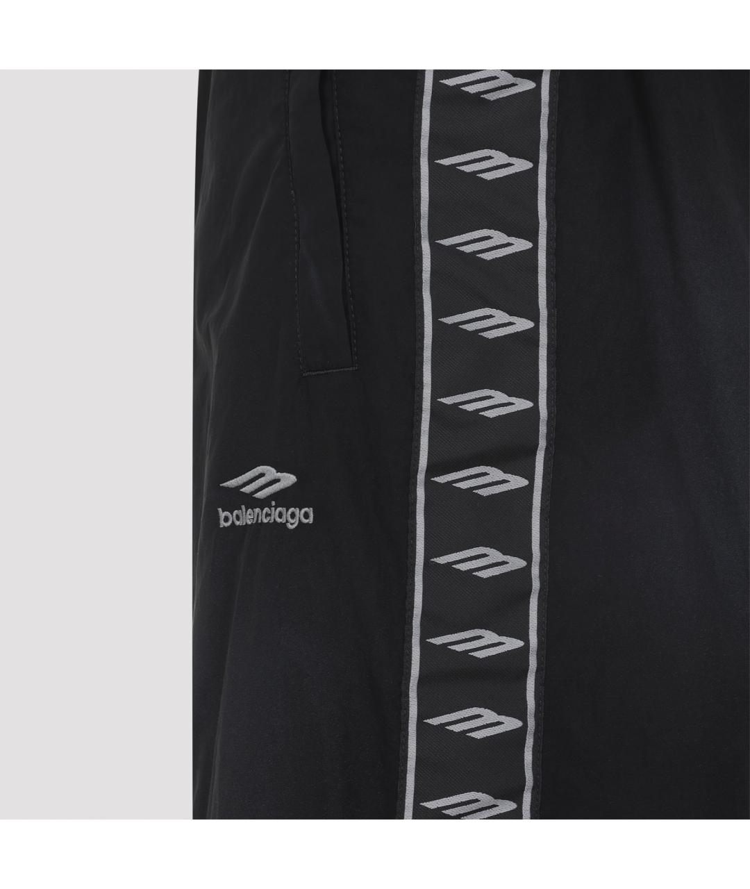 BALENCIAGA Черные хлопковые повседневные брюки, фото 3