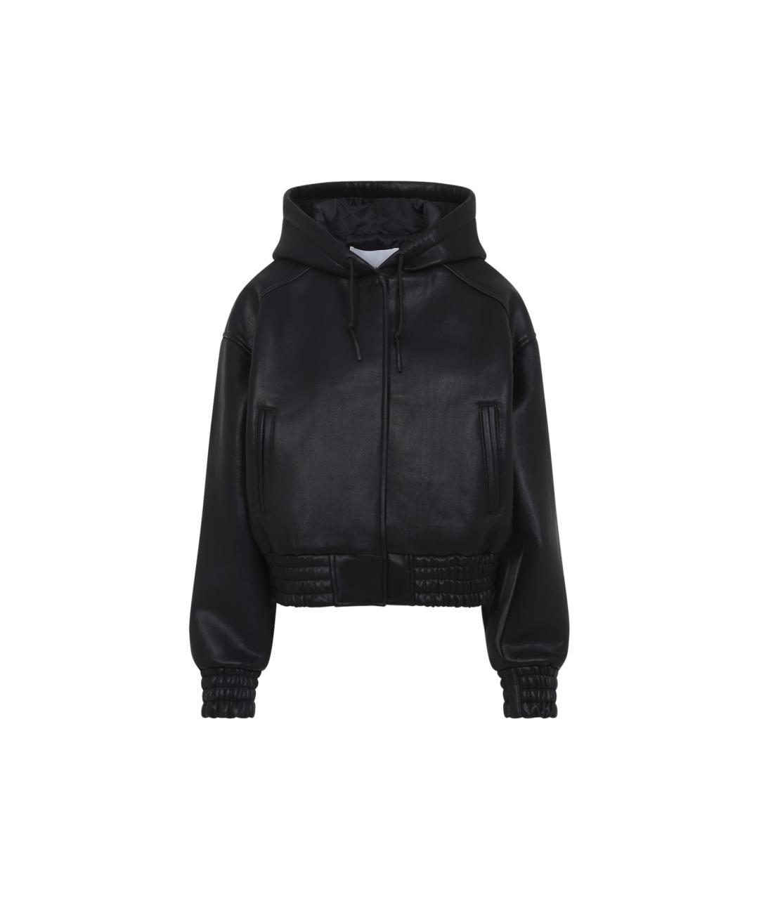 THE FRANKIE SHOP Черная полиуретановая куртка, фото 1