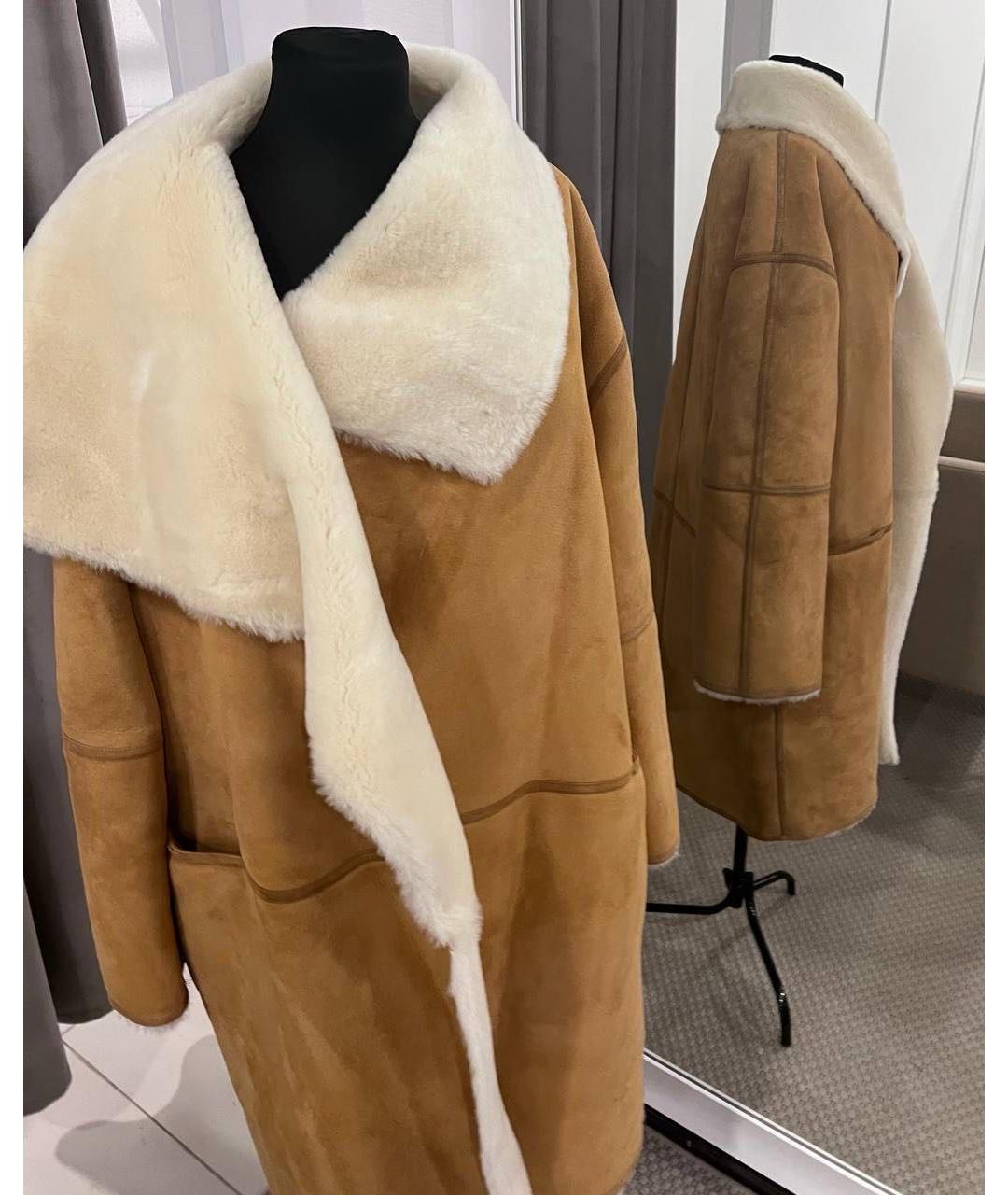 TOTEME Коричневая замшевая дубленка, фото 2