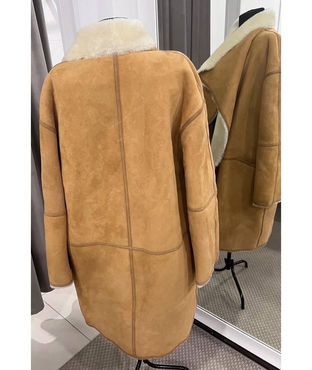 TOTEME Коричневая замшевая дубленка, фото 3