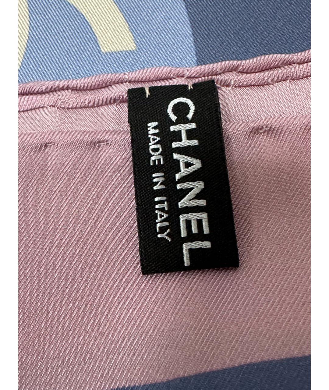 CHANEL Мульти шелковый платок, фото 3